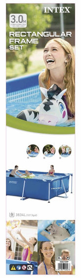 Intex Frame Above Ground Pool Rectangular 3.00mx2.00mx75cm 28272 - Colorland Toys